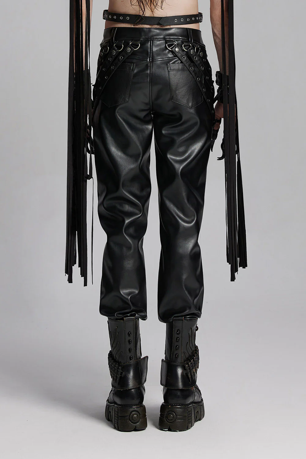 Deadlands Hardware Vegan Leather Pants - Image 4