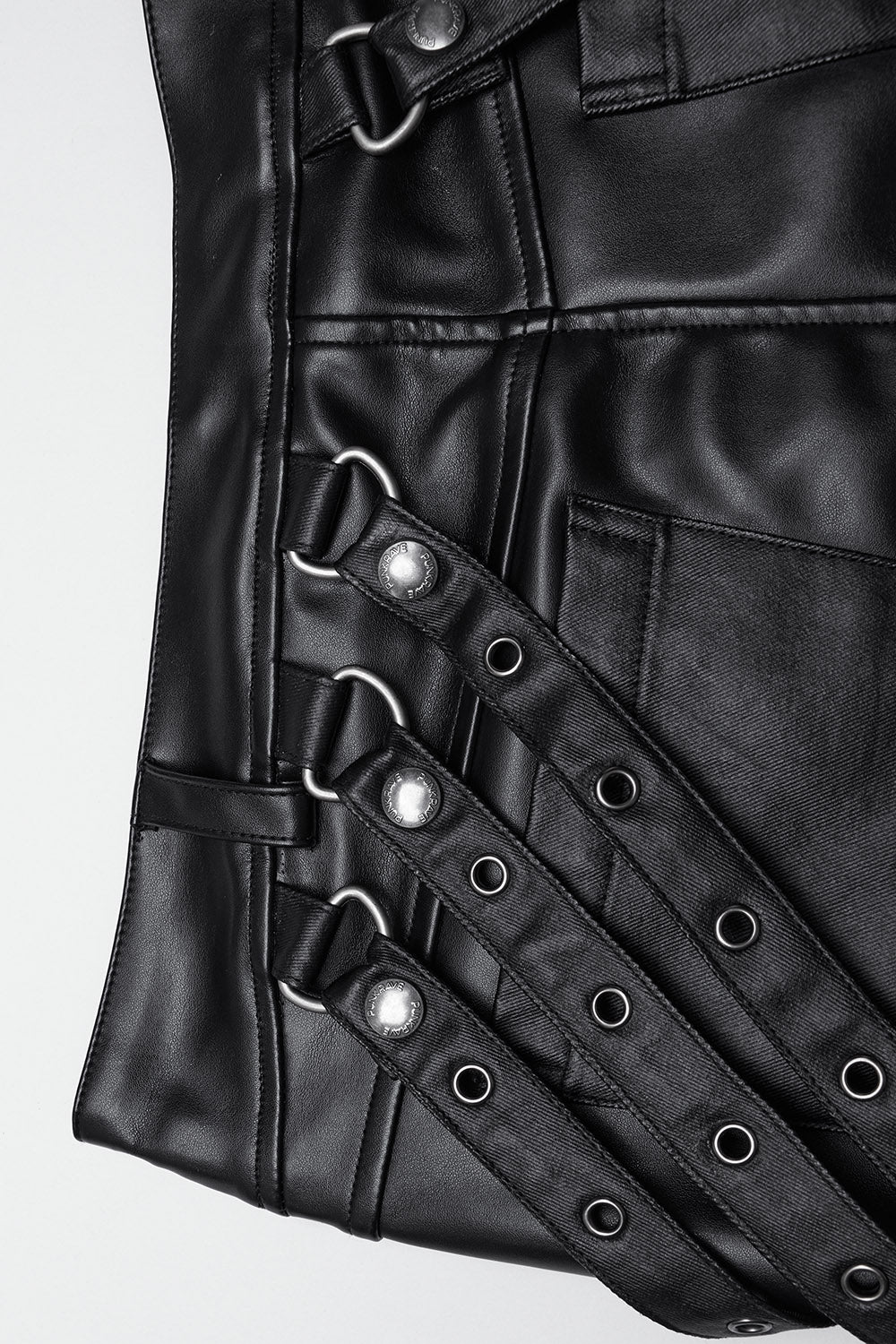 Deadlands Hardware Vegan Leather Pants - Image 7