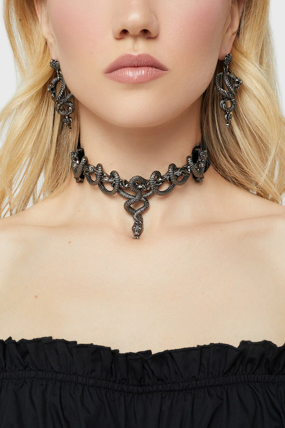 Deadly Coil Choker [Gunmetal]
