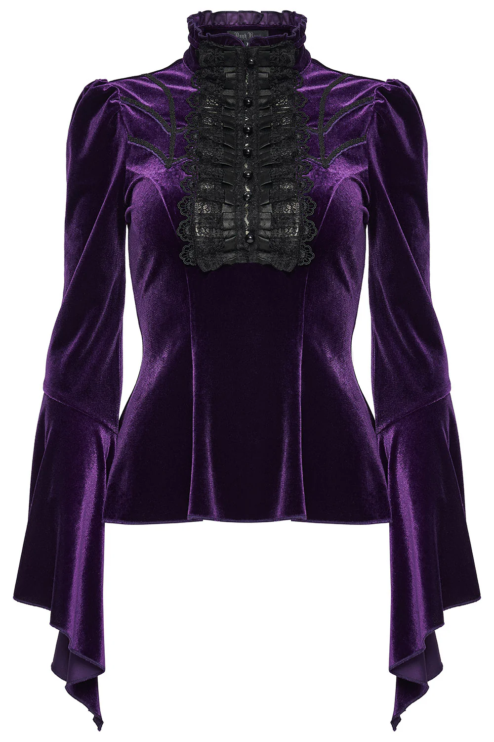 Deadly Nightshade Victorian Top [Violet] - Image 7