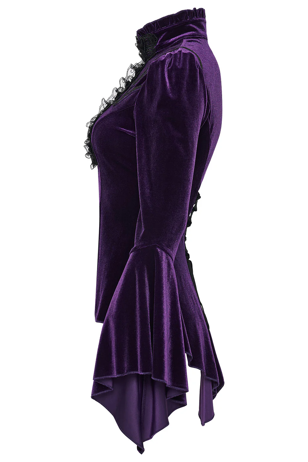 Deadly Nightshade Victorian Top [Violet] - Image 8