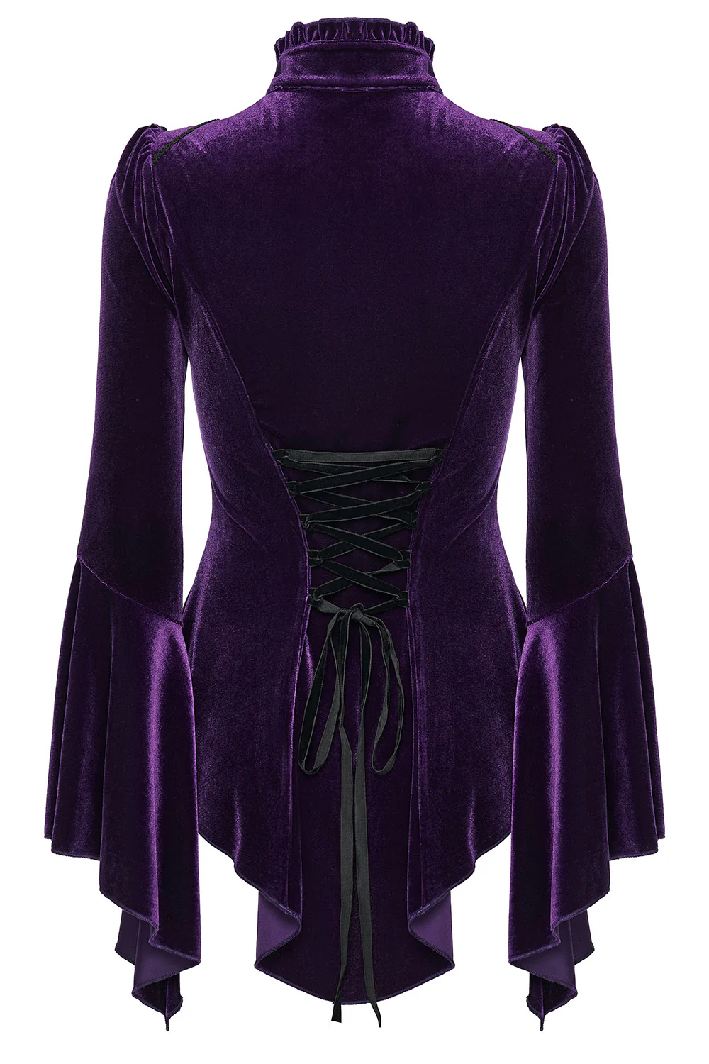 Deadly Nightshade Victorian Top [Violet] - Image 9