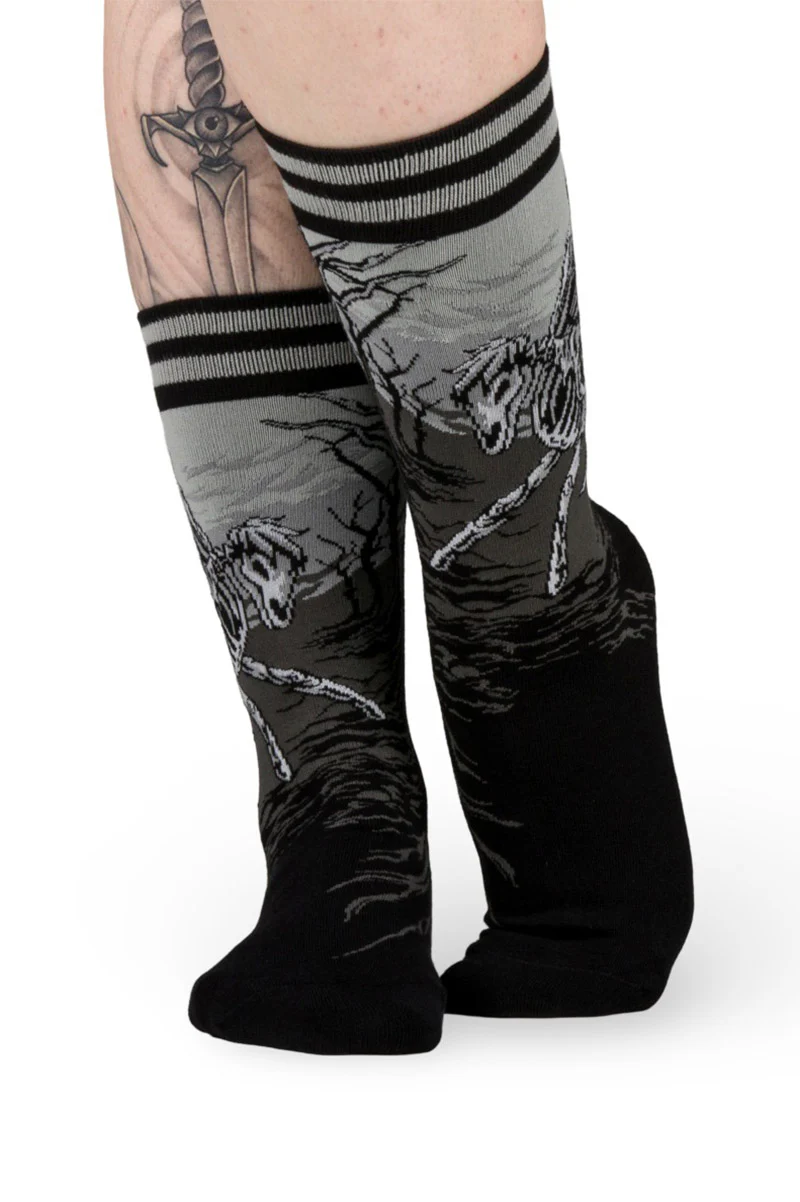 Death on a Pale Horse Crew Socks - Image 4