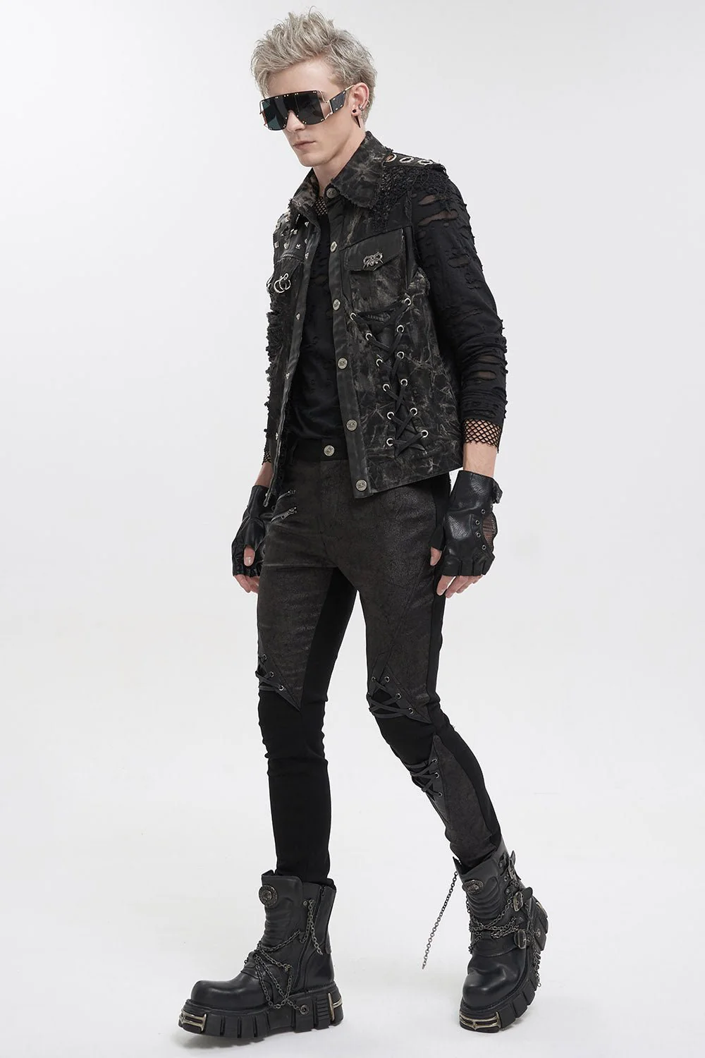 Death Rider Distressed Vest - Image 7