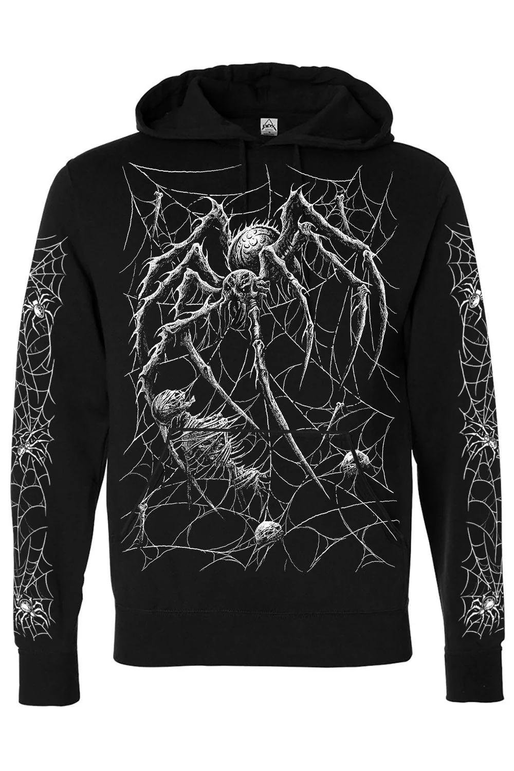 Death Spider Hoodie [Spiderweb Sleeves] - Image 8