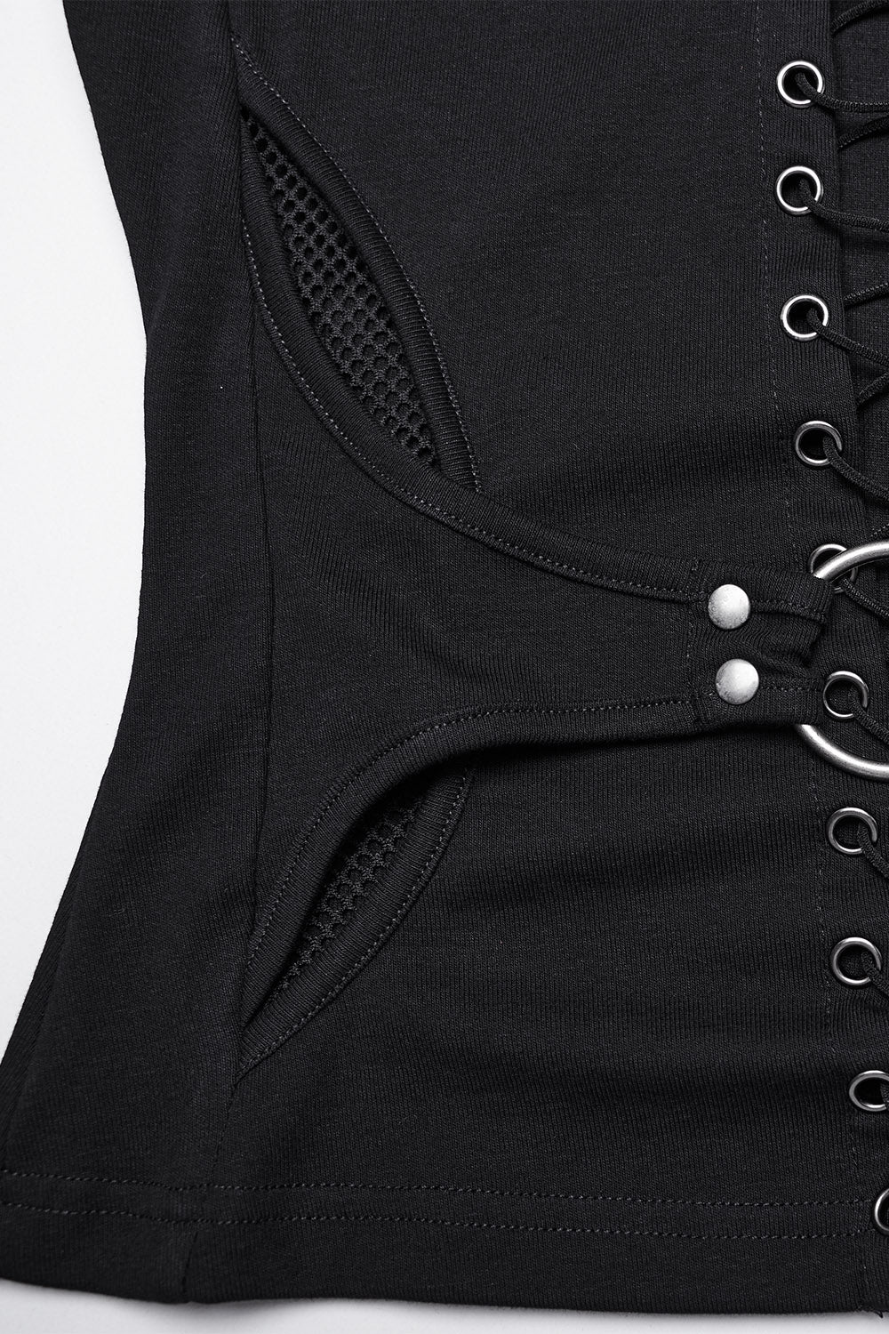 Death Stare Lace-Up Long Sleeve Top - Image 7
