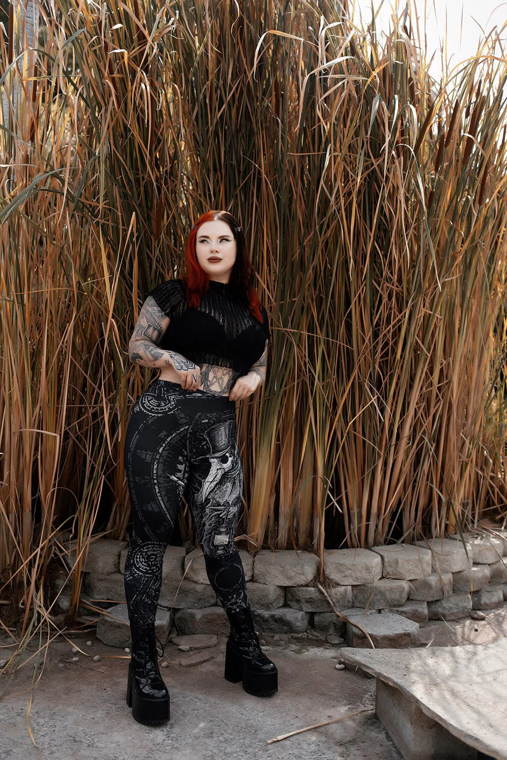 Deathcore Plague Doctor Leggings - Image 6