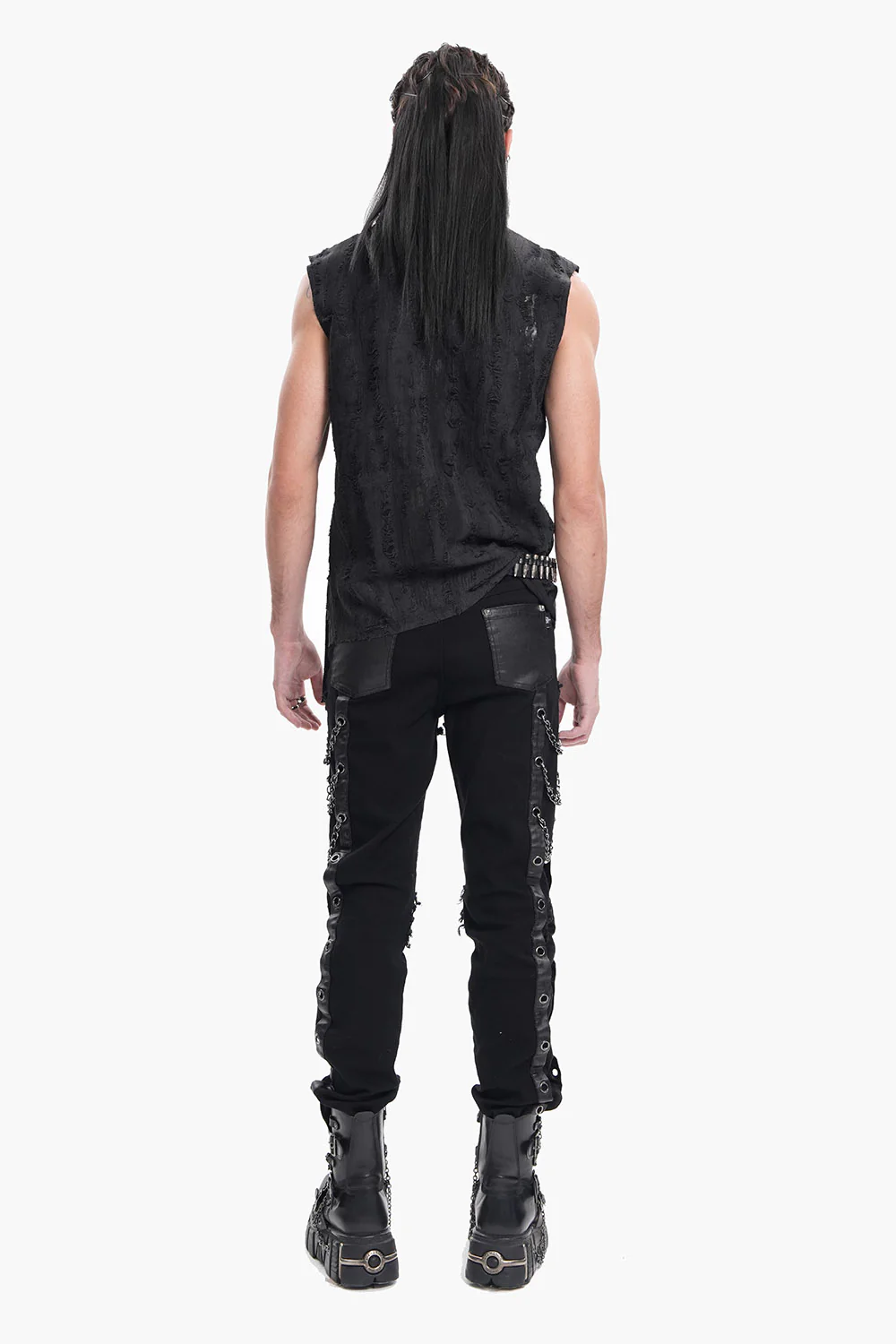Deathrock Pierced Punk Vest - Image 4