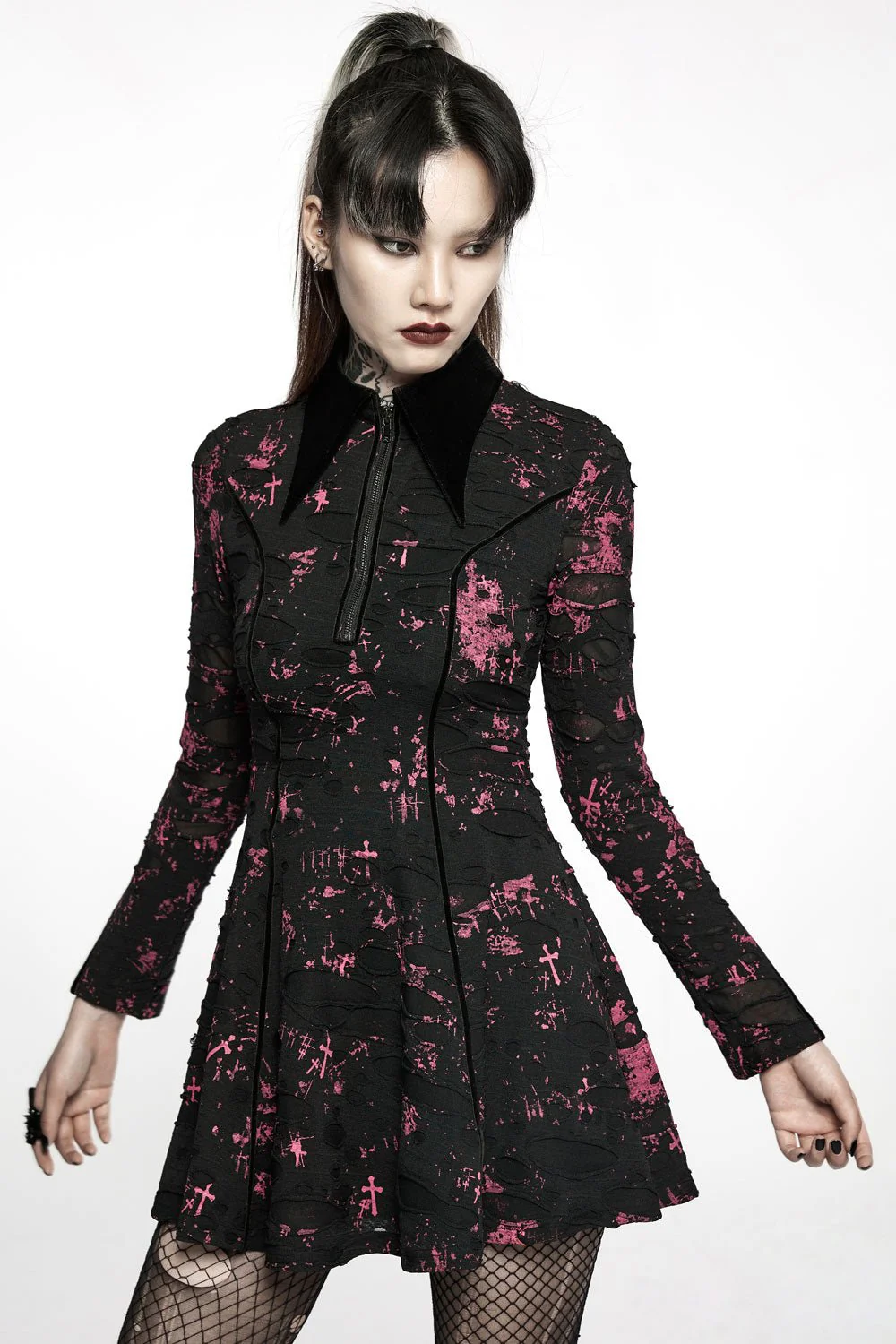 Designer Blood Splattered Dress