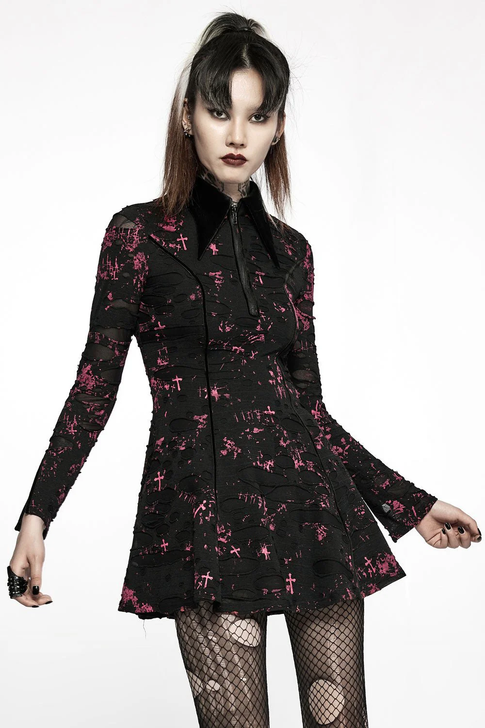 Designer Blood Splattered Dress - Image 7