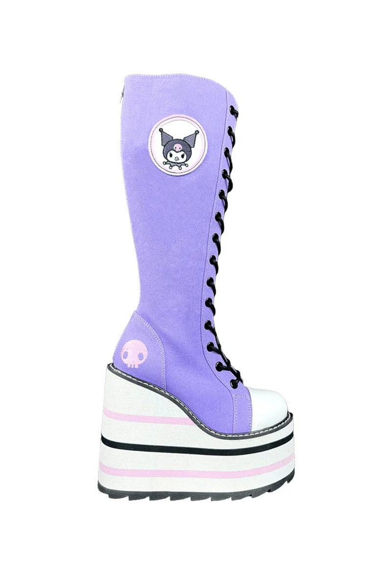 Detention Kuromi Platform Boots [Lavender] - Image 2
