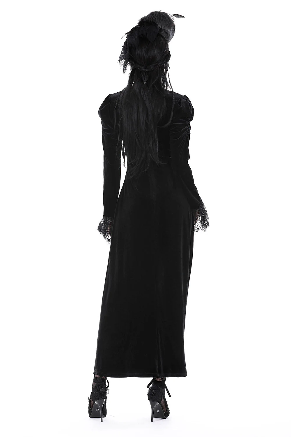 Dolorous Vintage Velvet Maxi Dress - Image 5