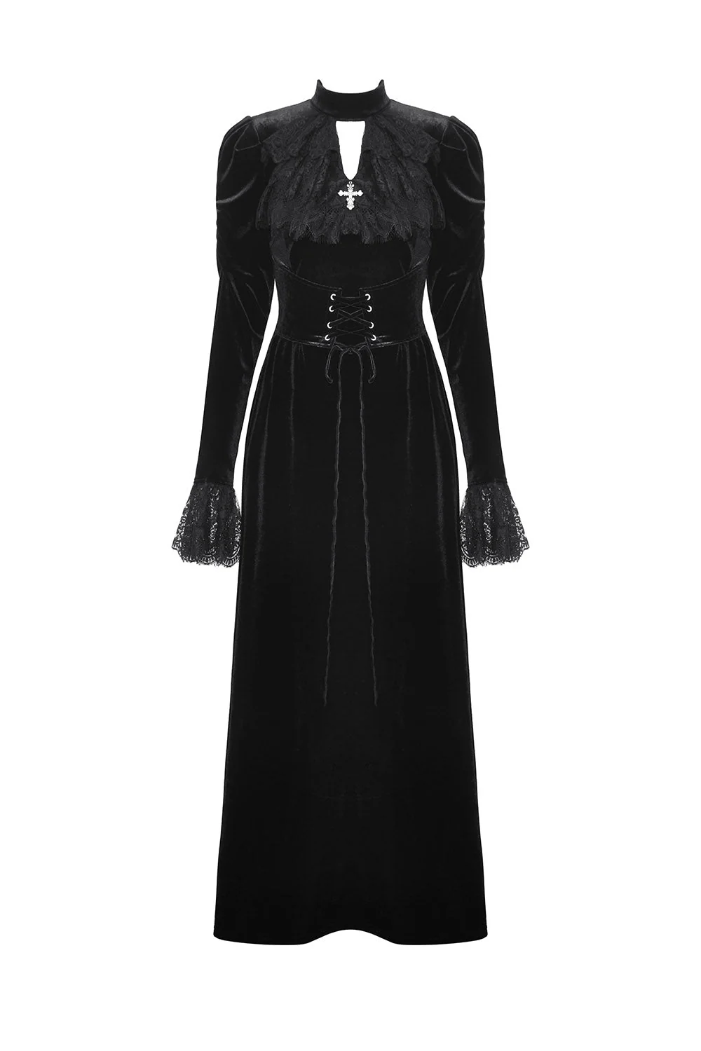 Dolorous Vintage Velvet Maxi Dress - Image 7