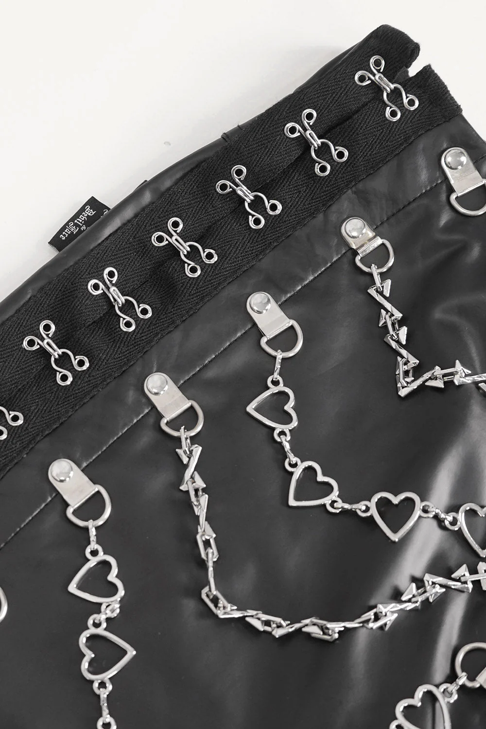 Drawn to Darkness Vegan Leather Skinny Pants - Image 10