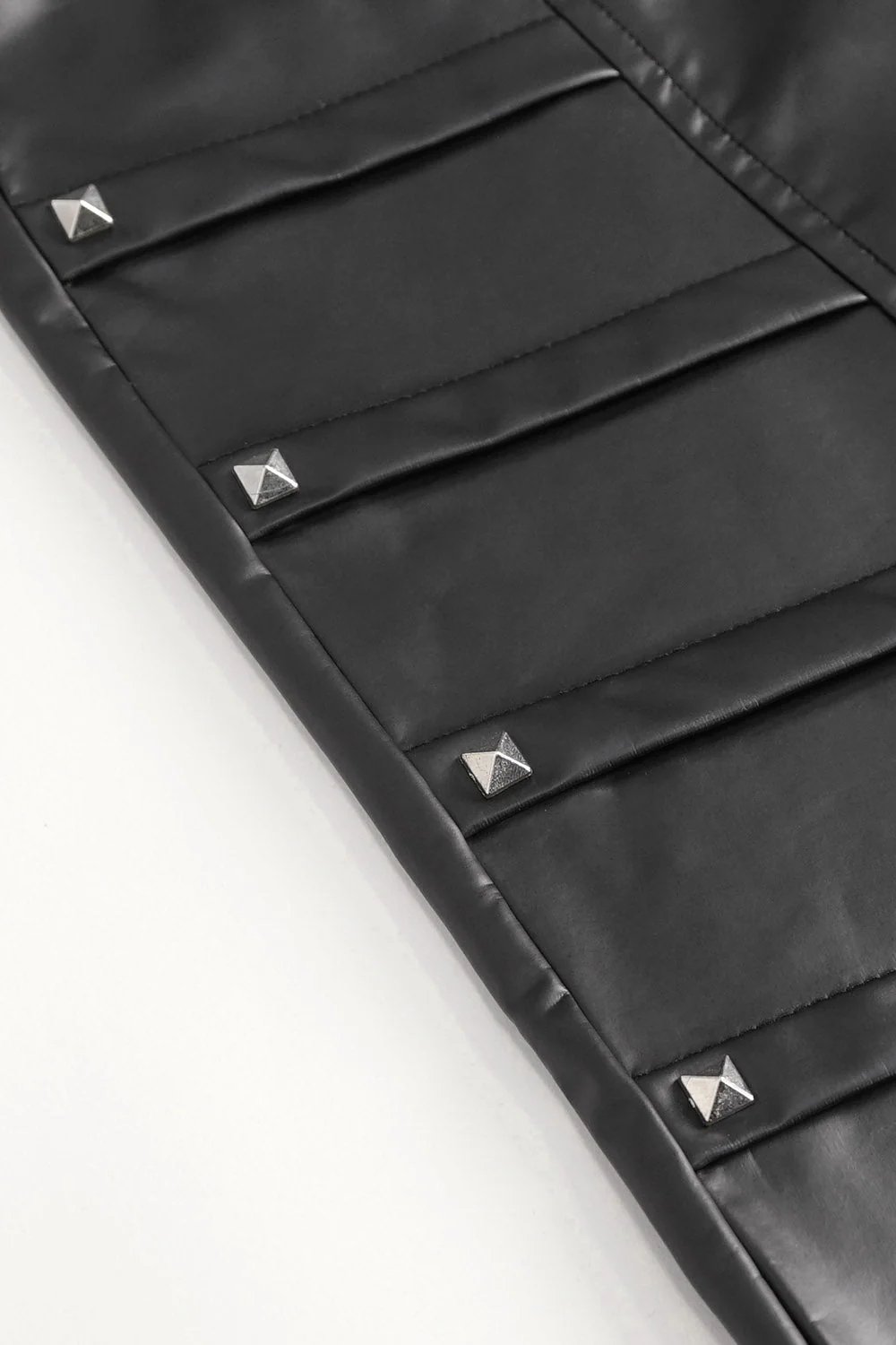 Drawn to Darkness Vegan Leather Skinny Pants - Image 12