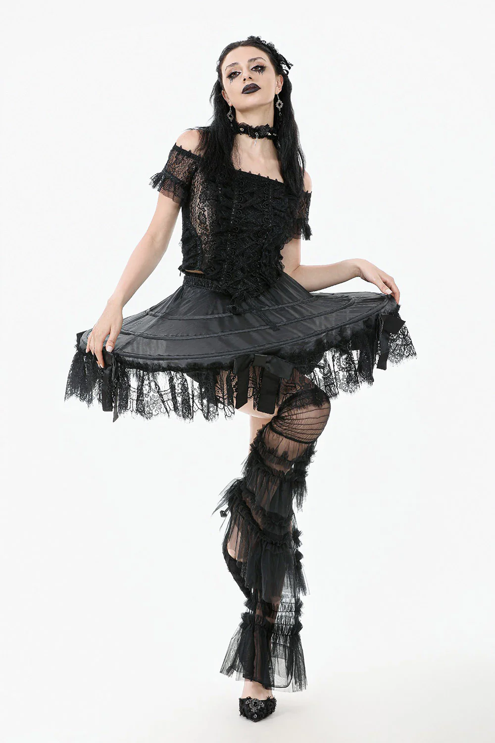 Duchess Ribbon Bow Hoop Skirt - Image 2