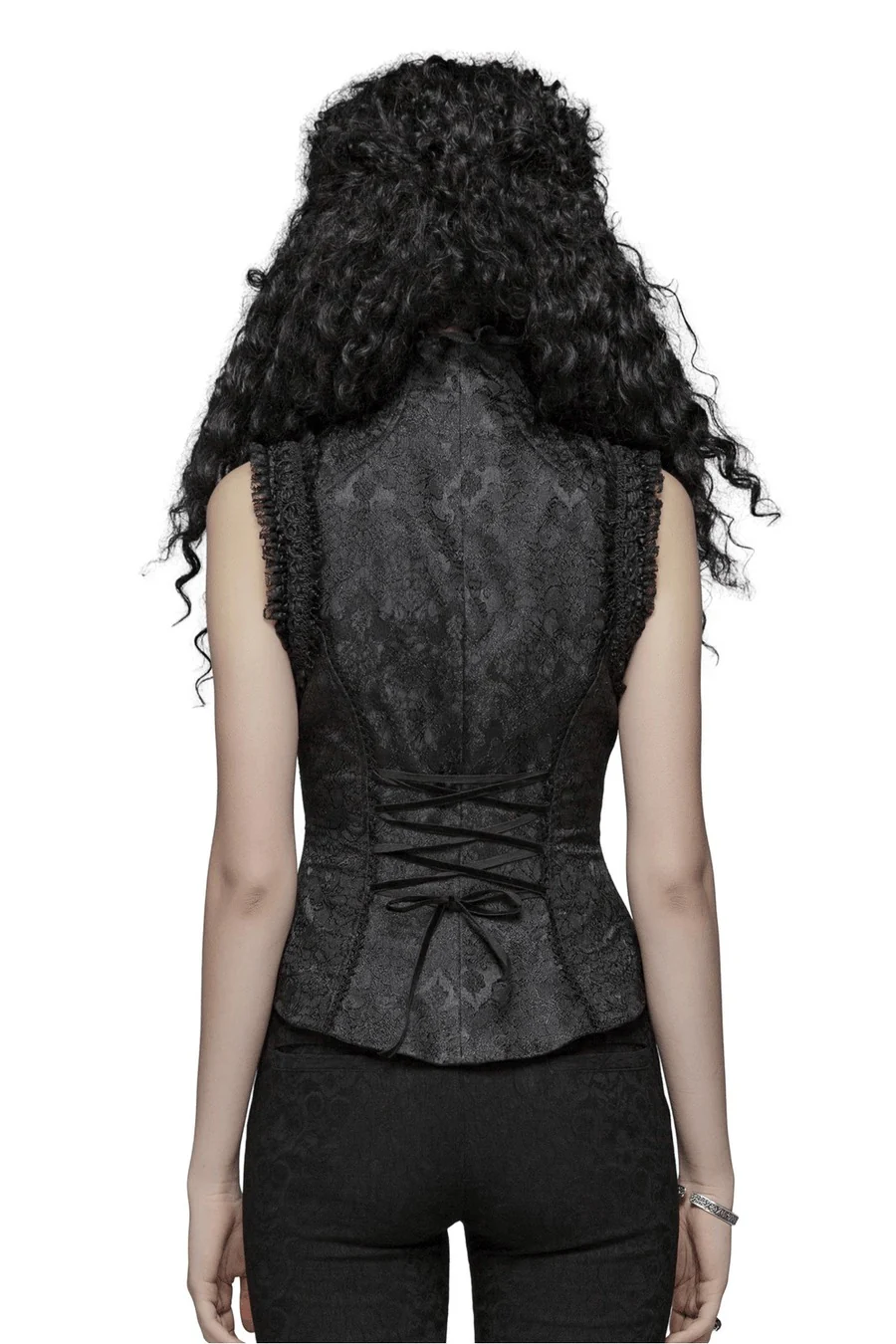 Ebonsmoke Ruffled Waistcoat - Image 3