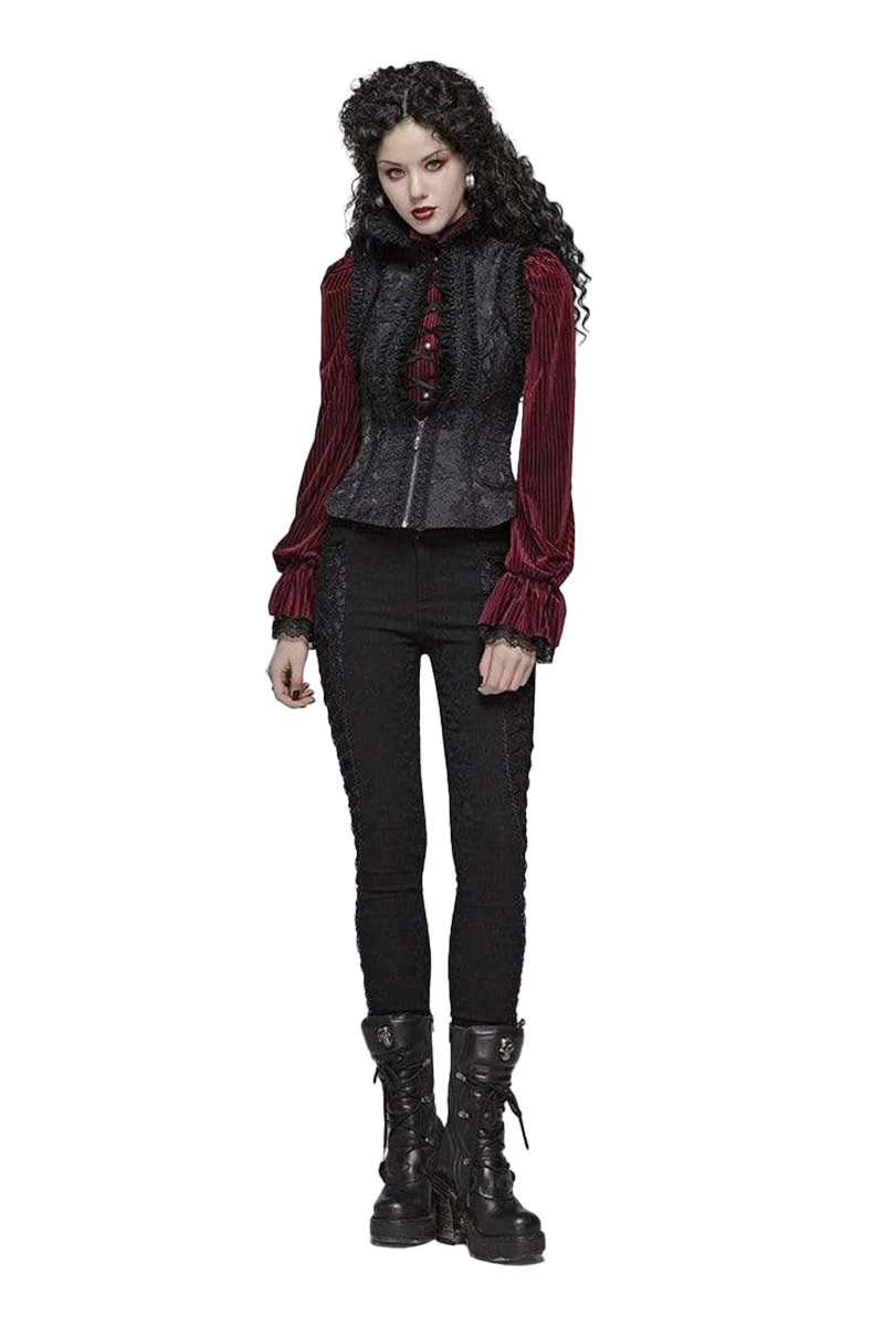 Ebonsmoke Ruffled Waistcoat - Image 4