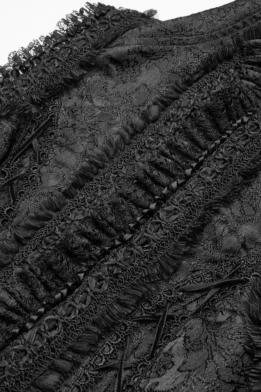 Ebonsmoke Ruffled Waistcoat - Image 7