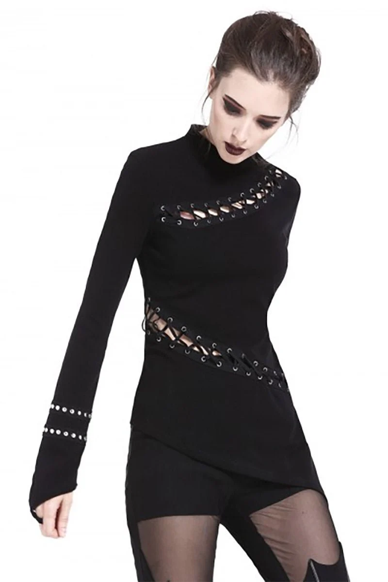 Edwina Scissorhands Lace-Up Top - Image 2