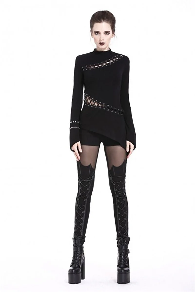 Edwina Scissorhands Lace-Up Top - Image 4