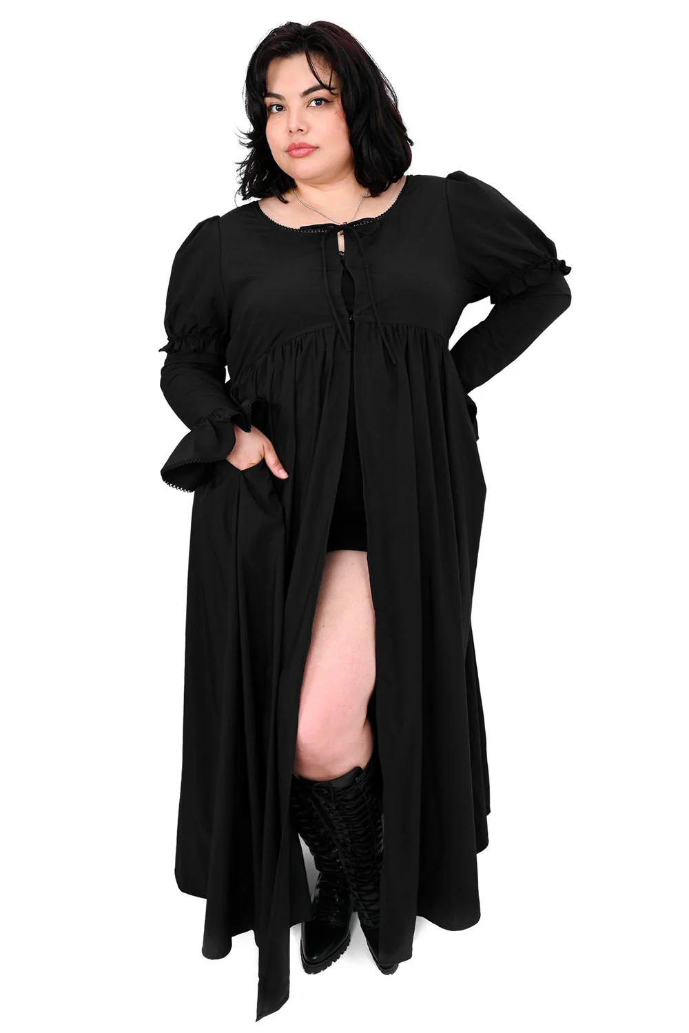 Ellen Puff Sleeve Duster - Image 5