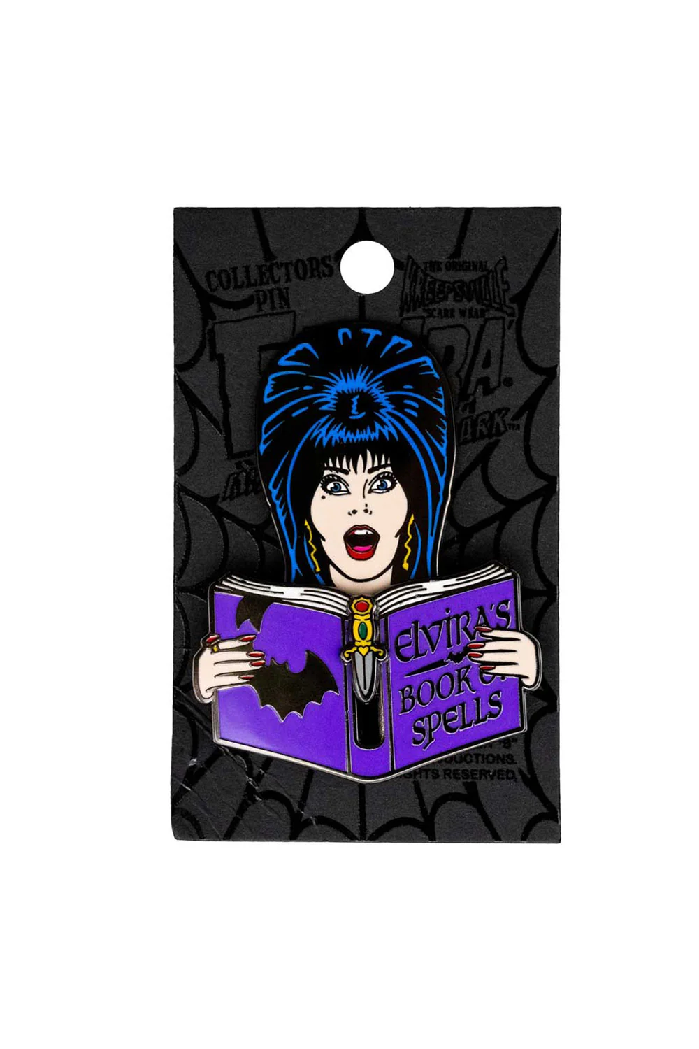 Elvira Book Of Spells Moving Enamel Pin - Image 3