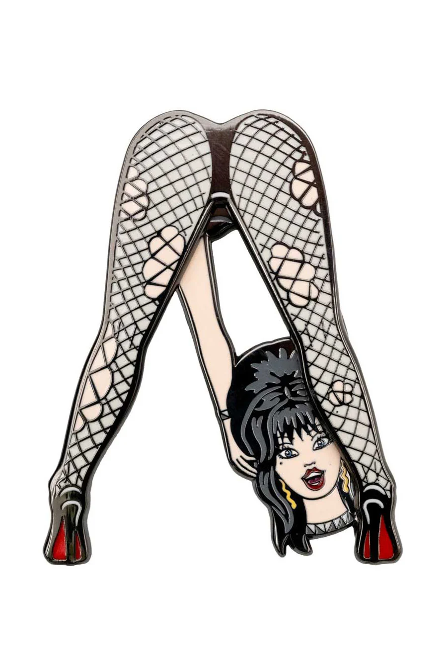 Elvira Headless Legs Moving Enamel Pin - Image 2