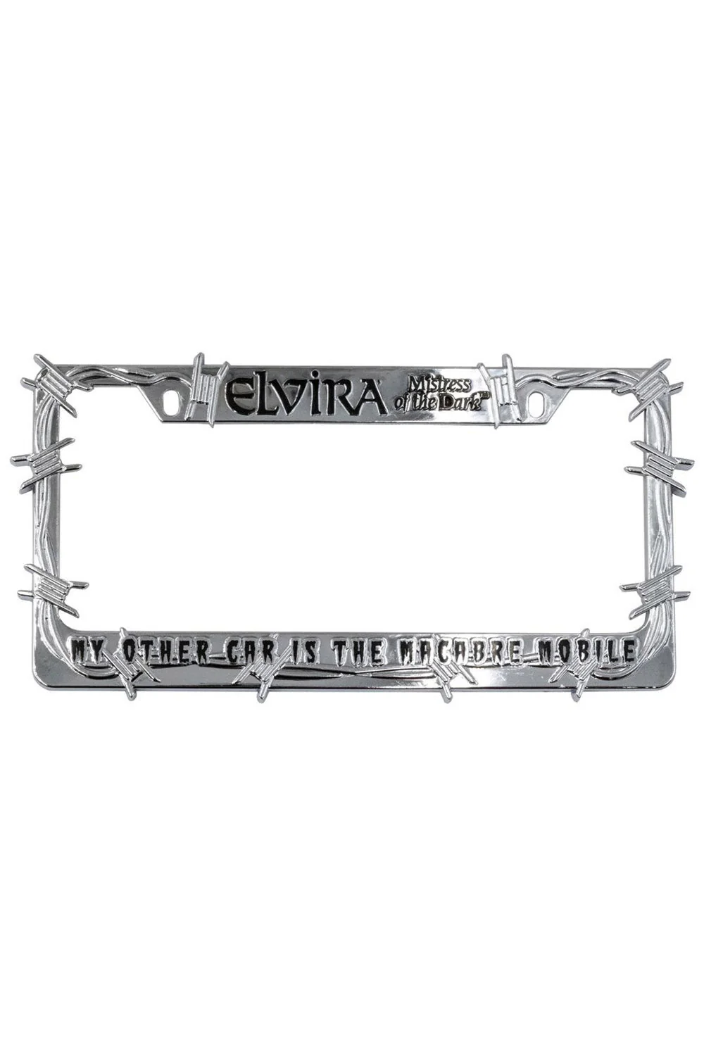 Elvira Macabre Mobile License Plate Frame