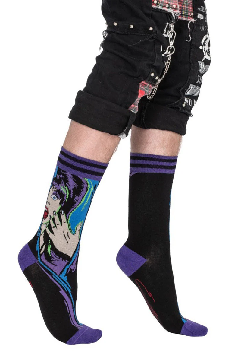 Elvira Unpleasant Dreemz Crew Socks - Image 7