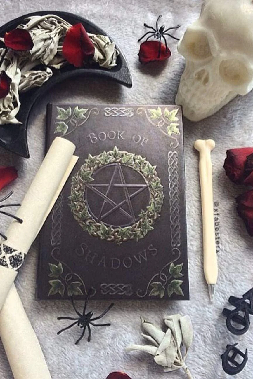 Embossed Book of Shadows Journal [Ivy] - Image 4