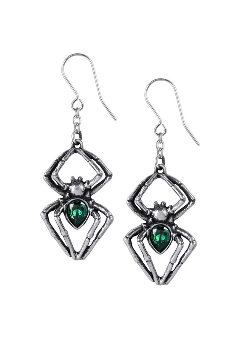 Emerald Venom Earrings