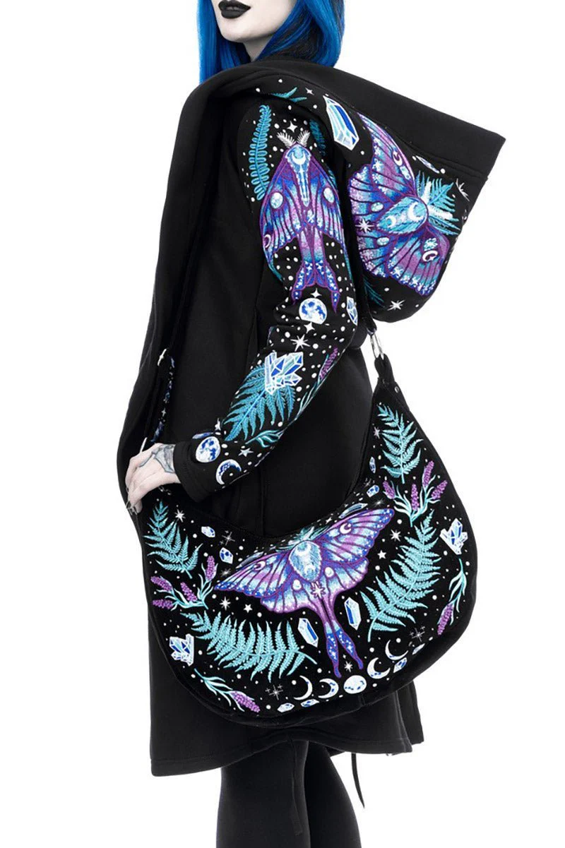 Enchanted Forest Hobo Bag with Magical Embroidery - Image 2