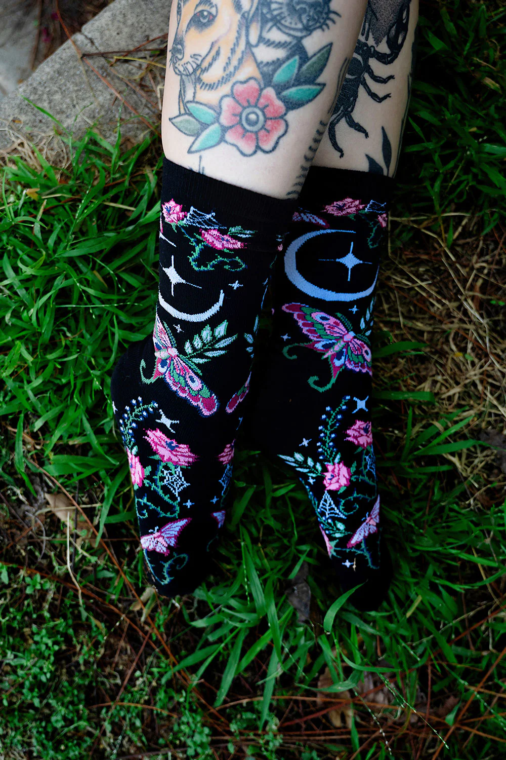 Enchanted Garden Luna Moth Socks - Image 3