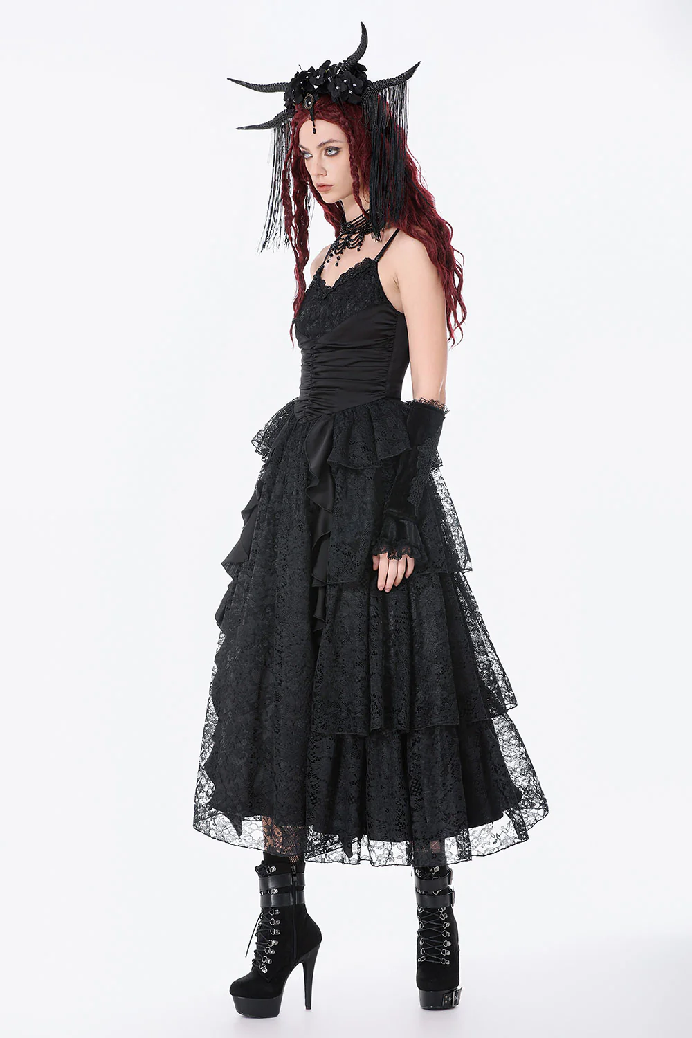 Enchanted Kingdoms Layered Lace Dress - Image 3