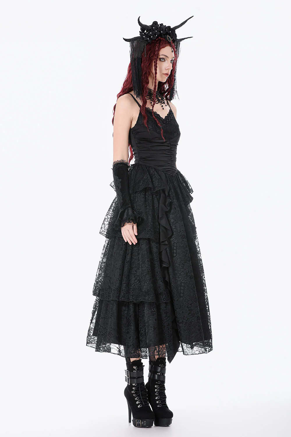 Enchanted Kingdoms Layered Lace Dress - Image 6