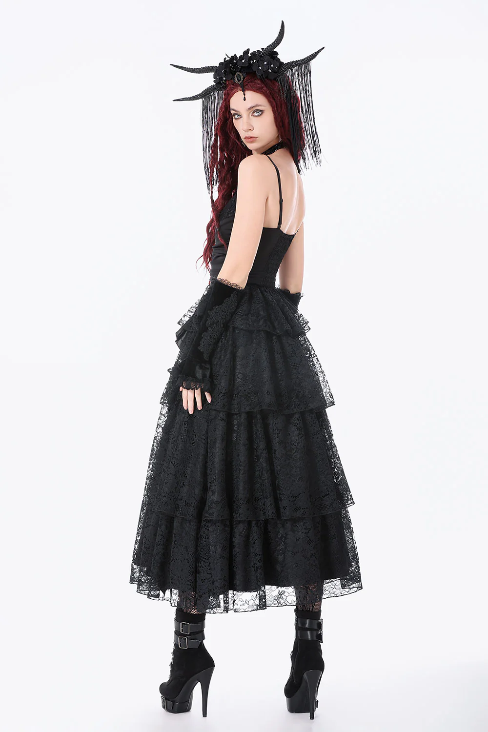 Enchanted Kingdoms Layered Lace Dress - Image 7