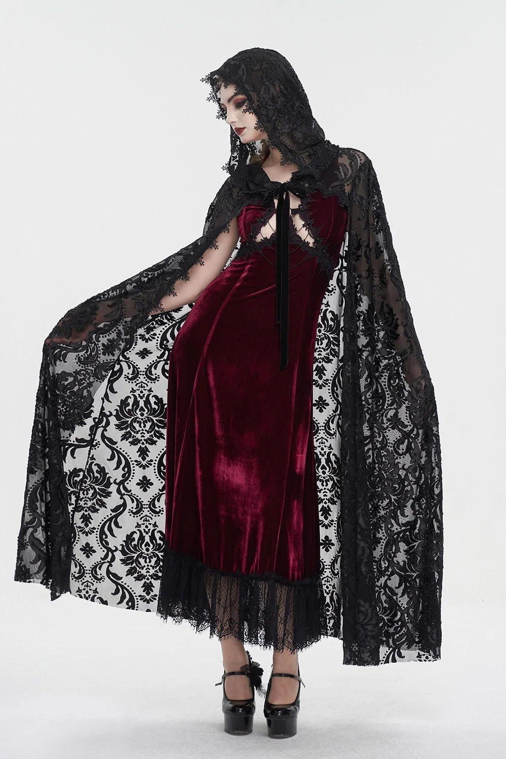 Enchanted Woods Flocked Cloak - Image 6
