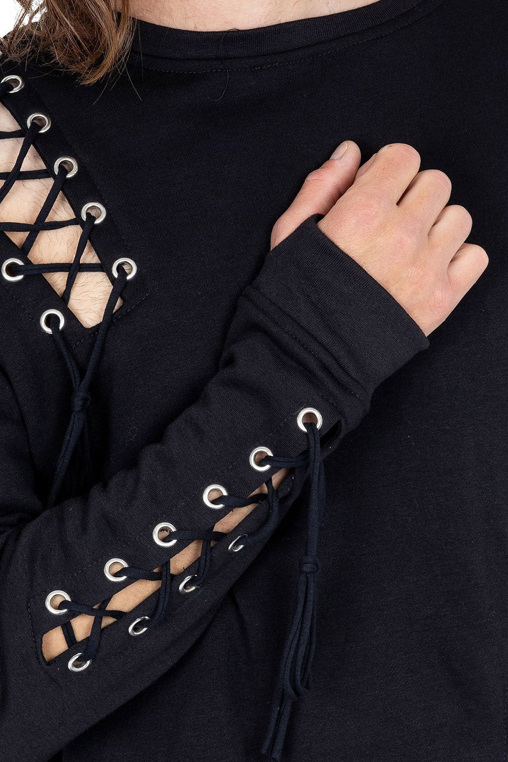 Erskine Jumper Sweatshirt [BLACK] - Image 3