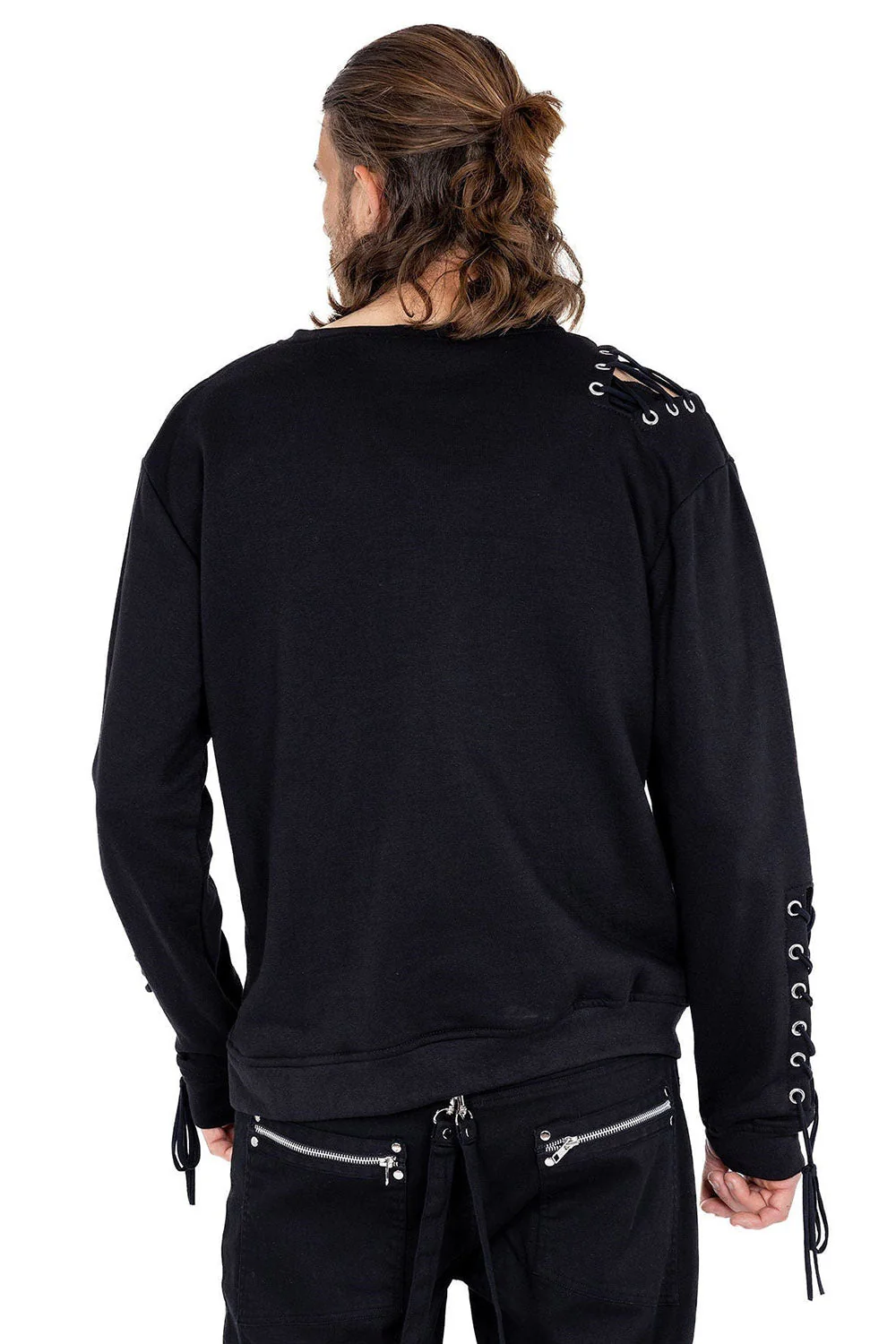 Erskine Jumper Sweatshirt [BLACK] - Image 5