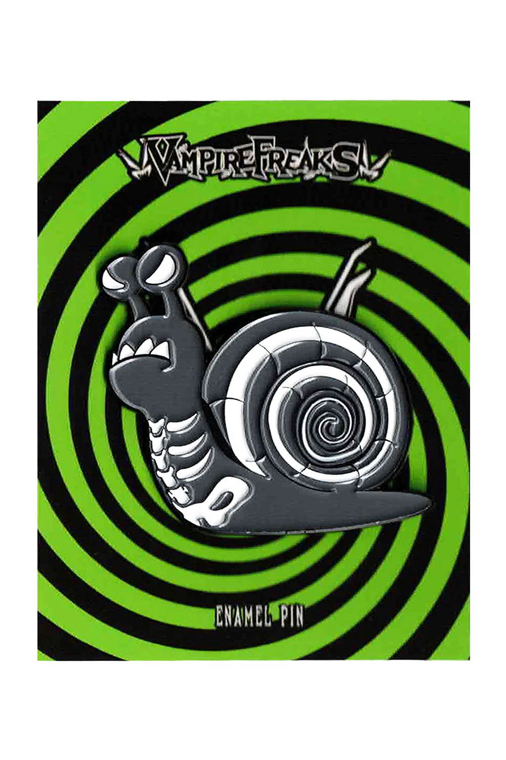 Escar Bones Snail Enamel Pin - Image 2