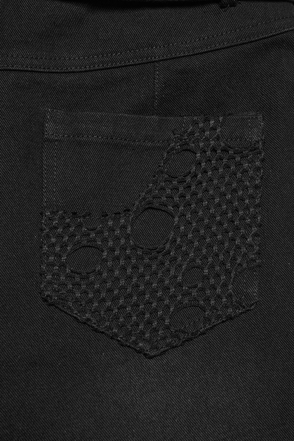 Fae Punk Distressed Barrel Pants with Belt - Image 10