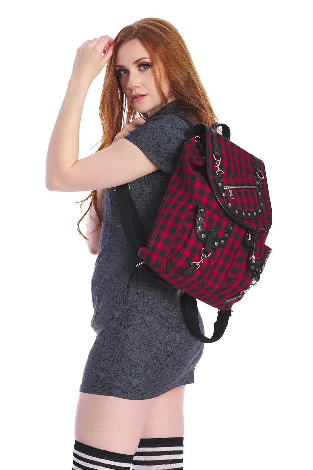Fangs Backpack [RED/BLACK] - Image 2