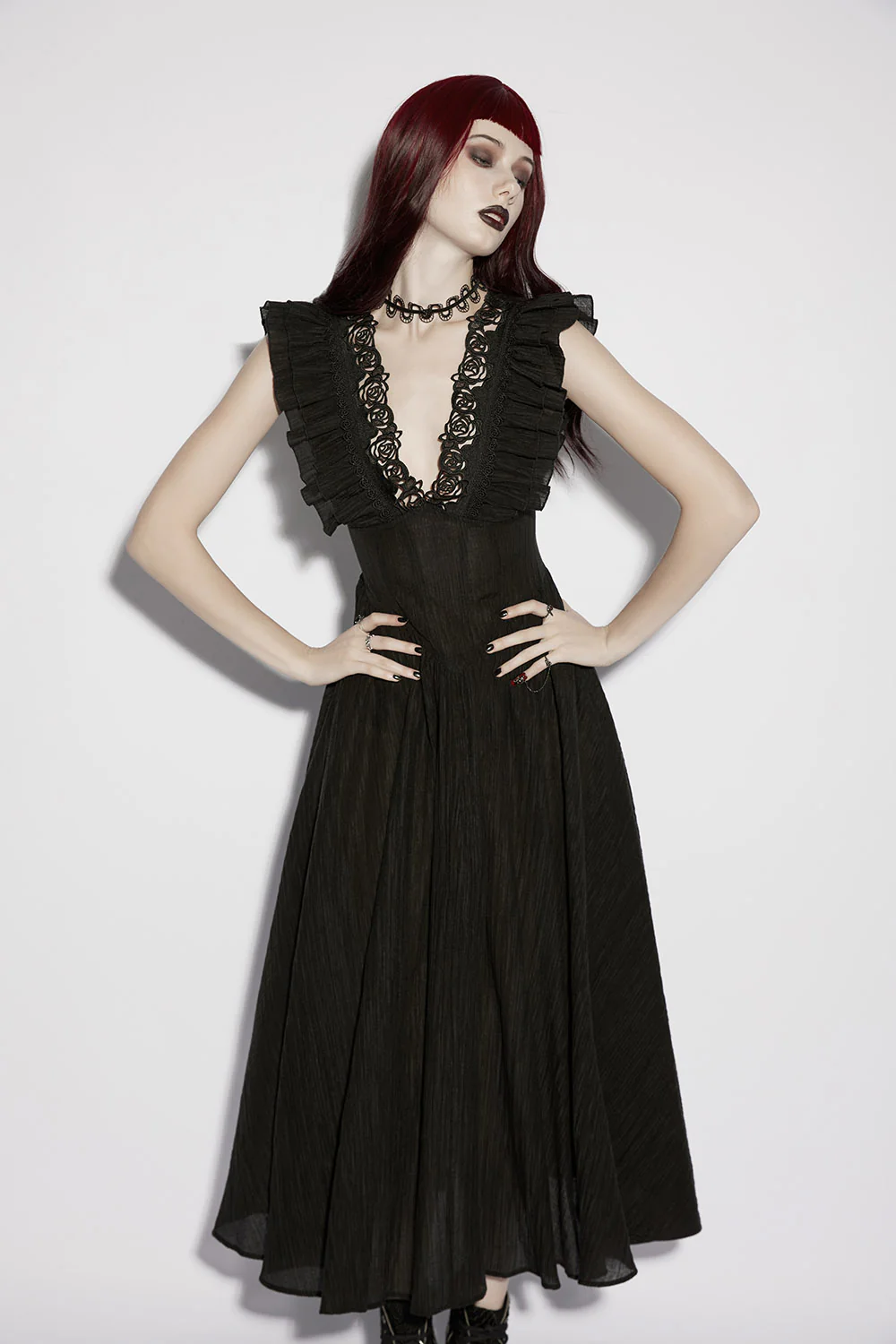 Fatal Blooms Ruffle Dress - Image 2