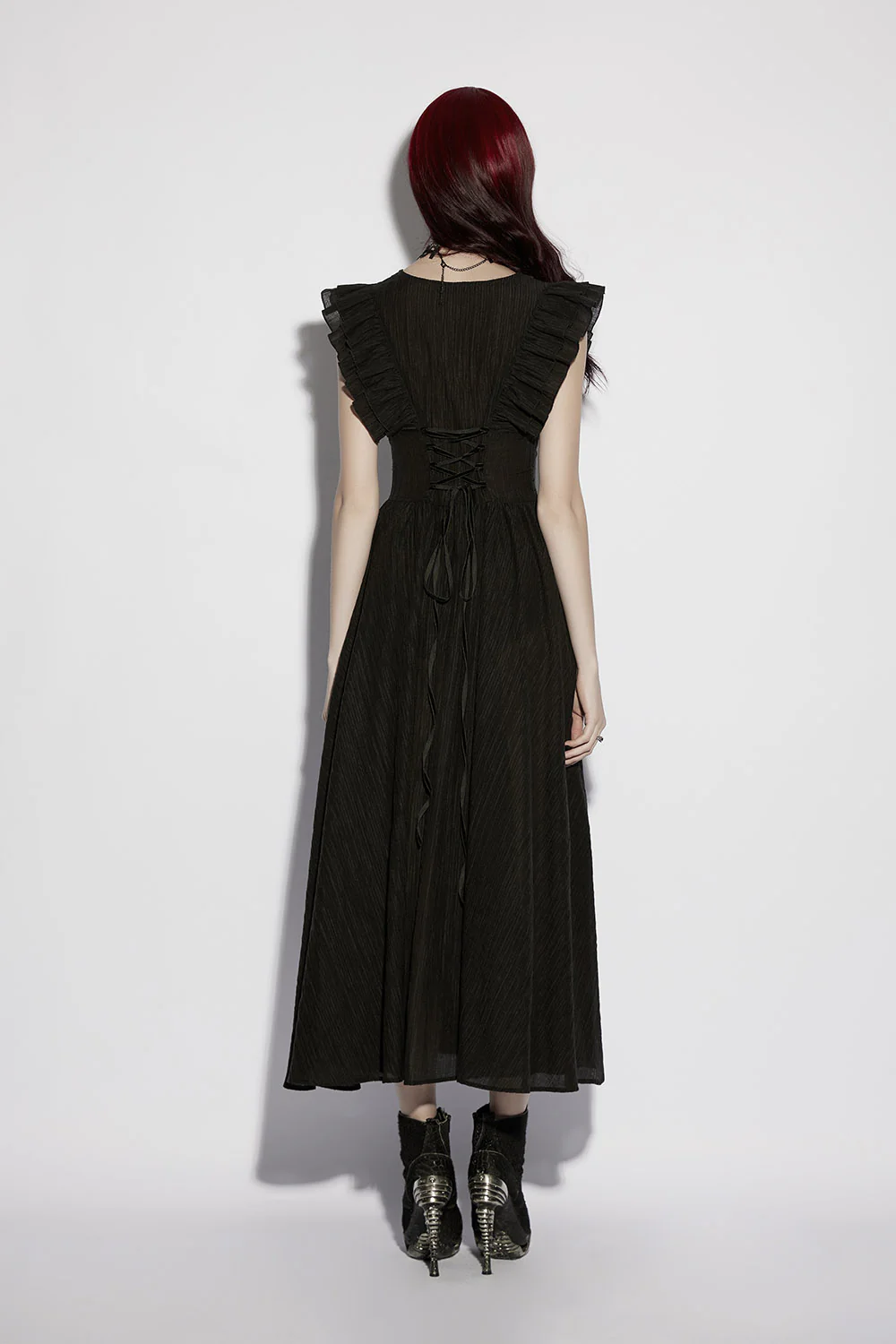 Fatal Blooms Ruffle Dress - Image 6