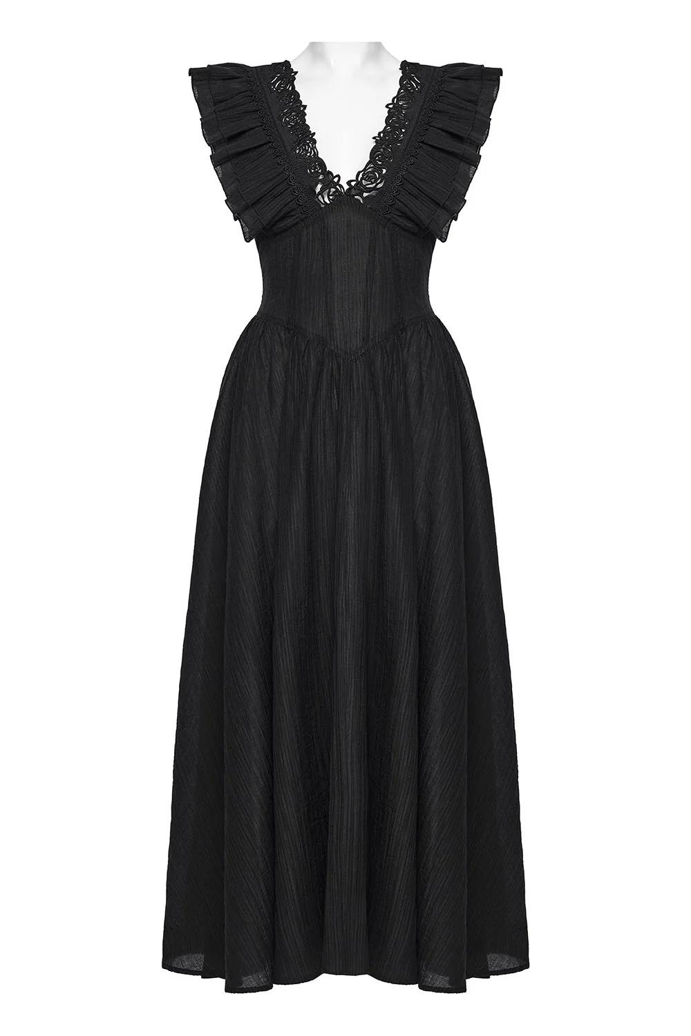 Fatal Blooms Ruffle Dress - Image 8