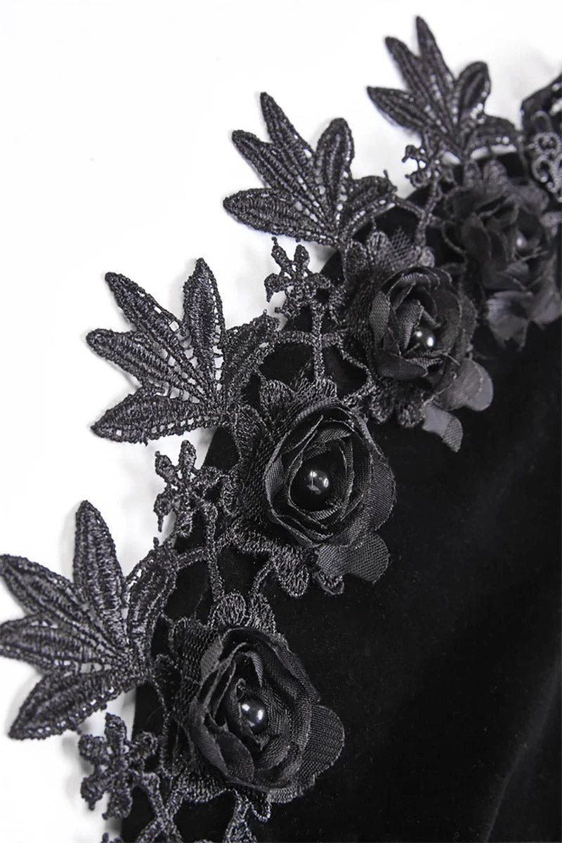 Fathoms Below Black Velvet Bolero - Image 10