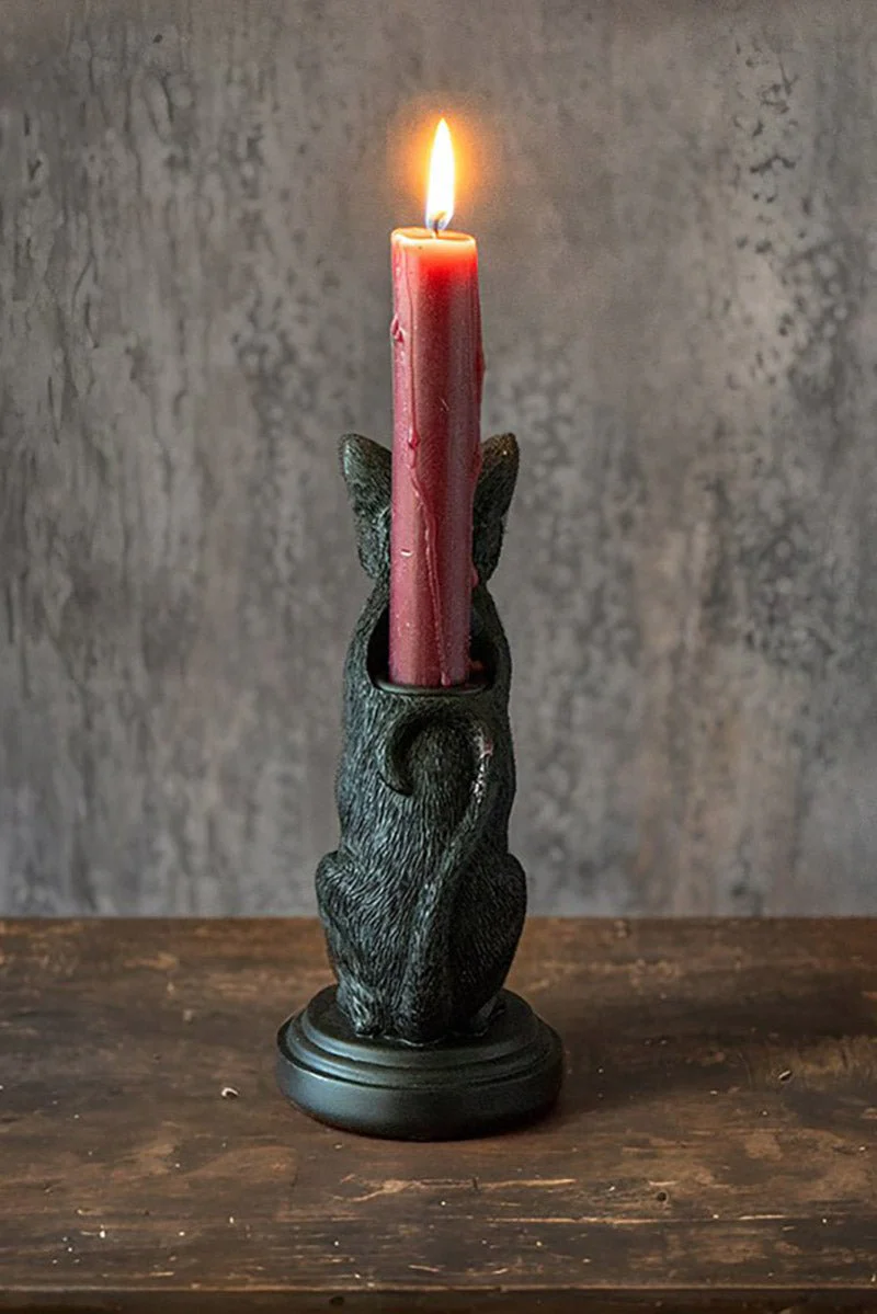 Faust's Familiear Cat Candle Holder - Image 8
