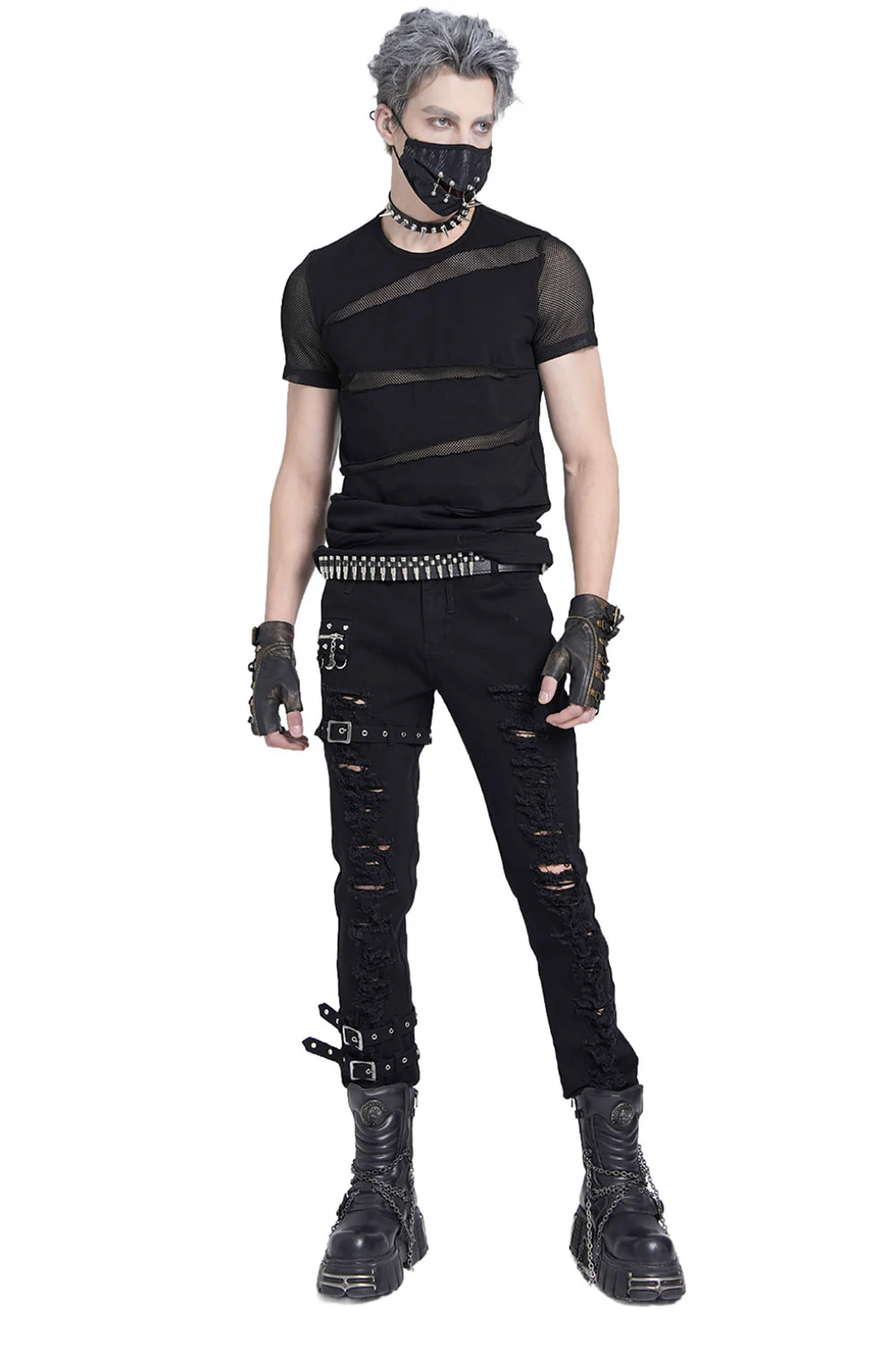 Fishnet Slasher Top