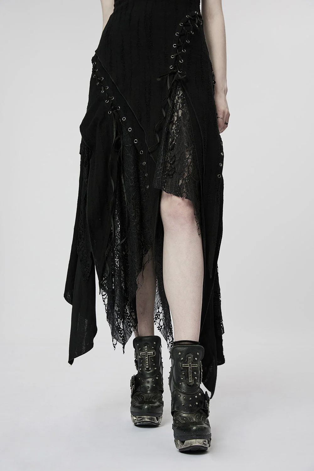 Forest Fae Tattered Maxi Dress - Image 6